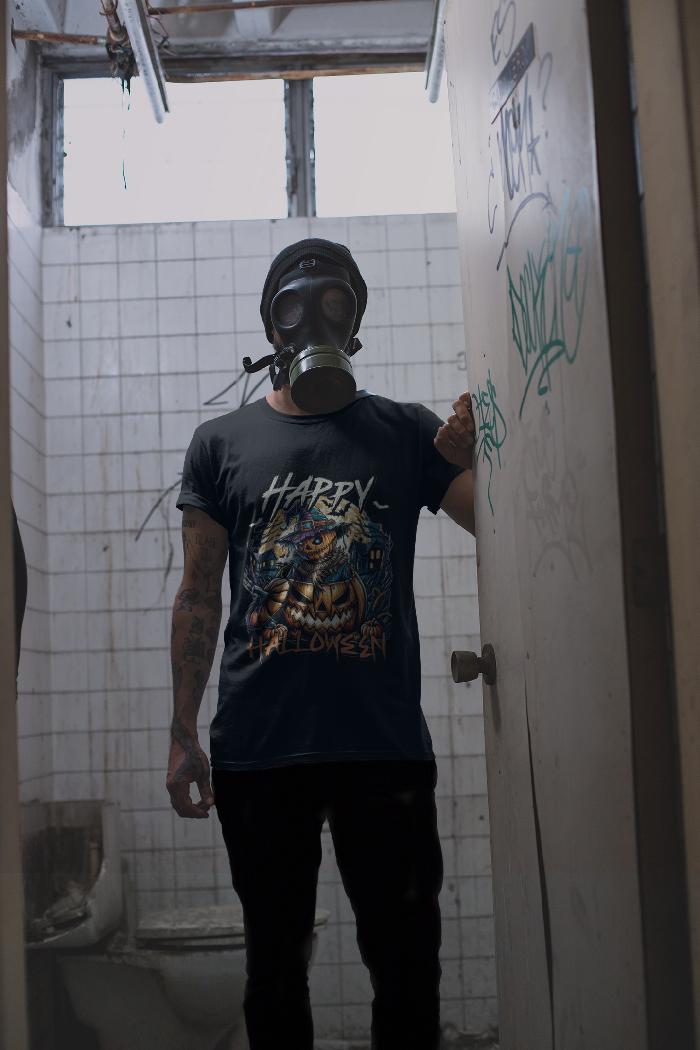 🎃 Happy Halloween Scarecrow T-Shirt 👻